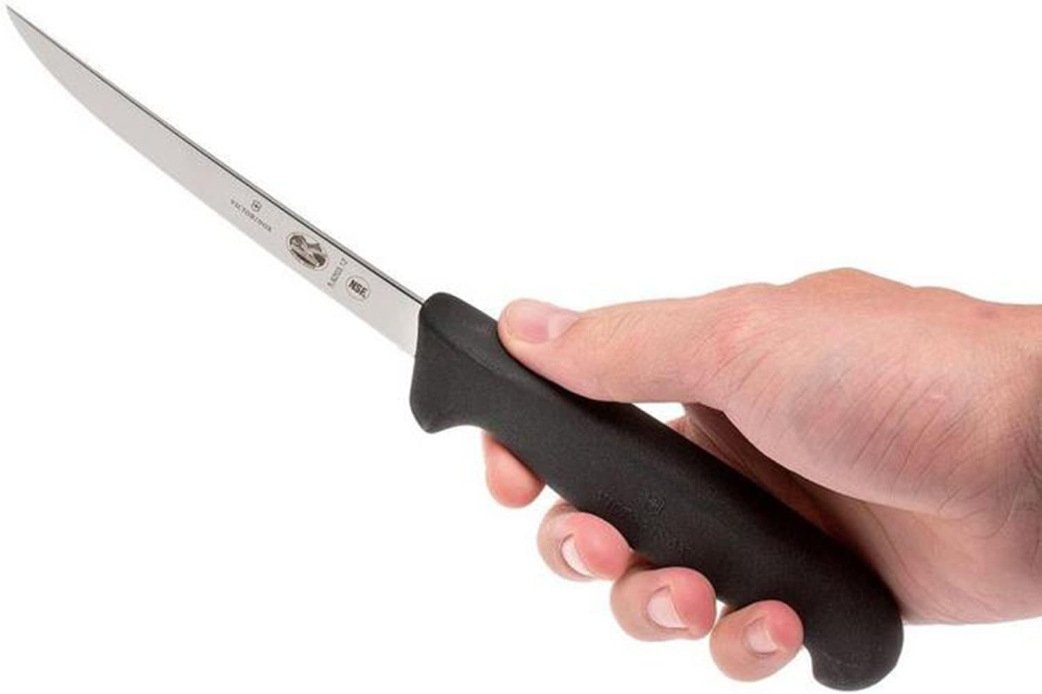 Victorinox Extra Narrow Flexible Boning Knife 15cm Black Fibrox Handle