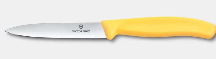 Victorinox Straight Blade Paring Knife 10cm Yellow Paring The Cooks Kitchen 