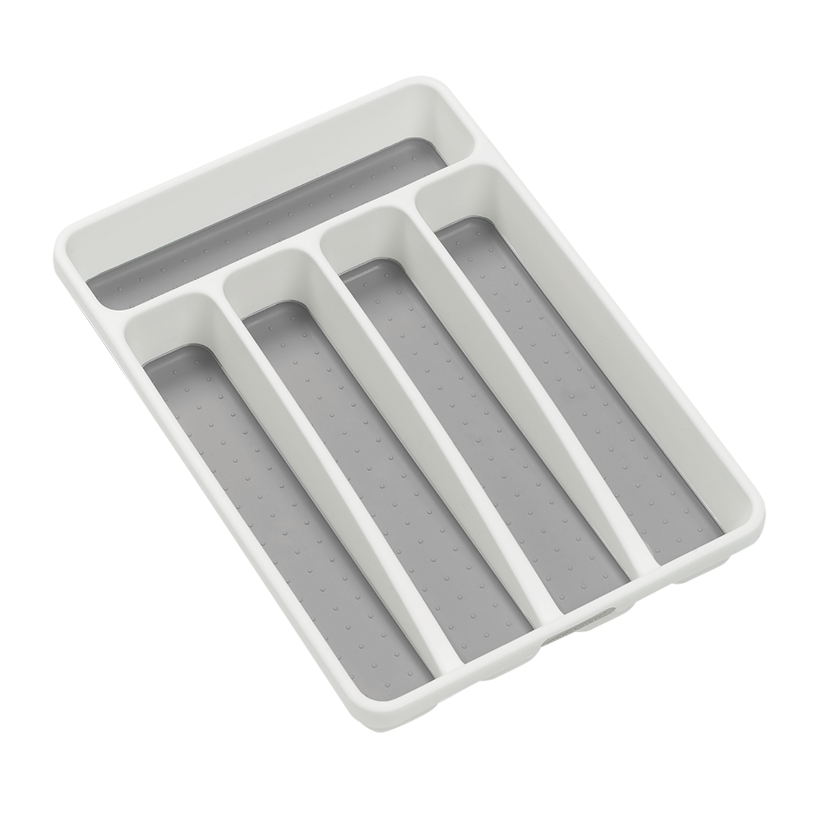 Madesmart Mini 5 Compartment Cutlery Tray - White