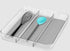 Clear Soft Grip Utensil Tray 40x32.7x4.8cm Cutlery & Utensil Storage The Cooks Kitchen 