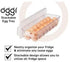 Oggi Stackable Covered Egg Holder 14 Egg Tray Cheese & Egg Storage The Cooks Kitchen 