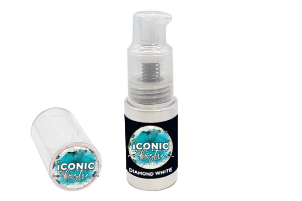 Sparkle Puff Iconic Lustre - Diamond White Dusts and Powders The Cooks Kitchen 
