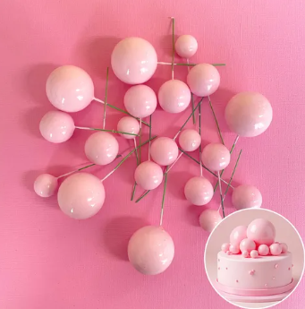 Iconic Pink Ball Topper 20pk