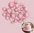 Iconic Cake Art Glitter Hot Pink Ball Topper 20pc
