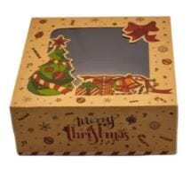 Christmas Craft Gift Box 7.2" - 3" Deep Boards & Boxes & Packaging The Cooks Kitchen 