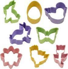 D.line Mini Easter Cookie Cutter Set 8 Assorted Colours Cookie Cutters The Cooks Kitchen Mandurah 