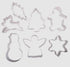Xmas Cookie Cutter Carded Set Of 7 Cookie Cutters The Cooks Kitchen 