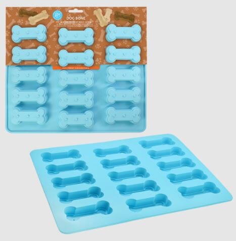 R&m Silicone 15 Cup Dog Bone Mould Blue Silicone Moulds The Cooks Kitchen 