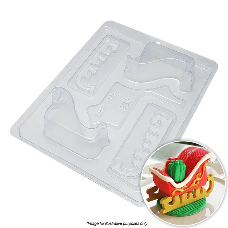 Bwb Chocolate Mold Set - Santa Sleigh
