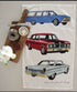 Allgifts Australia Tea Towels - Classic Cars Falcon Tea Towels The Cooks Kitchen 