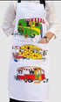 Allgifts Australia Apron (heavy Drill) - Retro Caravan Aprons The Cooks Kitchen 