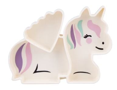Melii Luxe Divided Silicone Suction Plate - Unicorn Children's Dinnerware The Cooks Kitchen 
