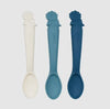 Melii Luxe Silicone Spoons 3 Pack - Dinosaur