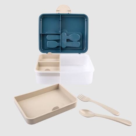 Melii Luxe 2-tier Bento Box - Boy Lunch Boxes The Cooks Kitchen 