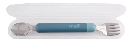 Melli Luxe Detachable Spoon & Fork - Blue Children's Cutlery The Cooks Kitchen 