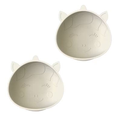 Melii Luxe Silicone Suction Bowls 2pk - Unicorn Children's Dinnerware The Cooks Kitchen 