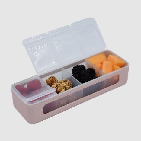 Melii Luxe 4 Compartment Snackle Box - Pink Snackle Box The Cooks Kitchen 