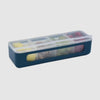 Melii Luxe 4 Compartment Snackle Box - Blue