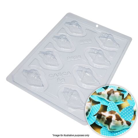 Bwb 3pc Chocolate Mould - Shells Chocolate The Cooks Kitchen 