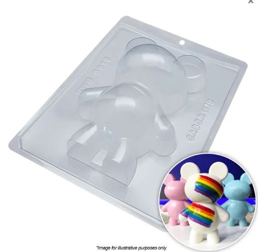 Bwb - 3pc Chocolate Mold - 500g Bear