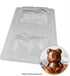 Bwb - 3pc Mold - Geode Bear Chocolate Moulds The Cooks Kitchen 