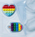 Bwb - 3pc Chocolate Mold - Ice Cream And Heart Pop It Chocolate Moulds The Cooks Kitchen 