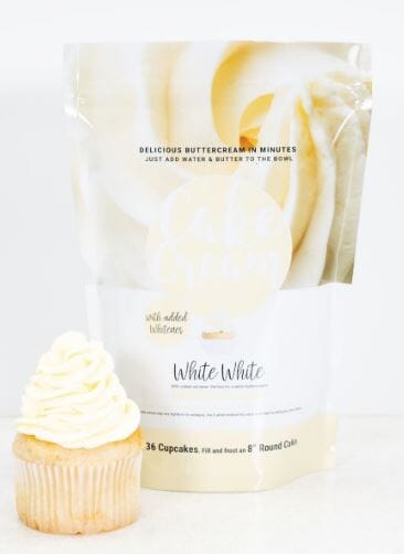 Cake Cream Swiss Meringue Buttercream Mix 400g - White White Icing The Cooks Kitchen 