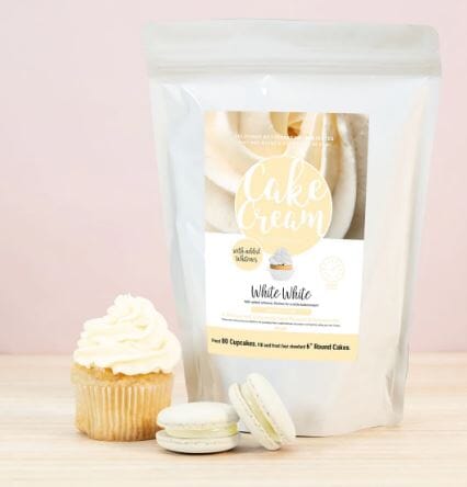Cake Cream Swiss Meringue Buttercream Mix 800g - White White Icing The Cooks Kitchen 