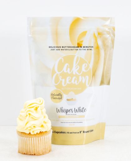 Cake Cream Swiss Meringue Buttercream Mix 400g - Whisper White