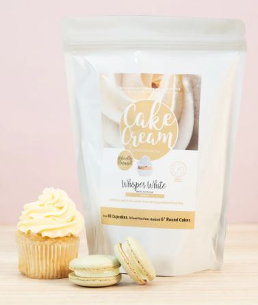 Cake Cream Swiss Meringue Buttercream Mix 800g - Whisper White