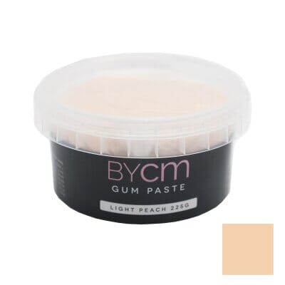 Bycm Gum Paste 225g Tub - Light Peach Gum Paste The Cooks Kitchen 