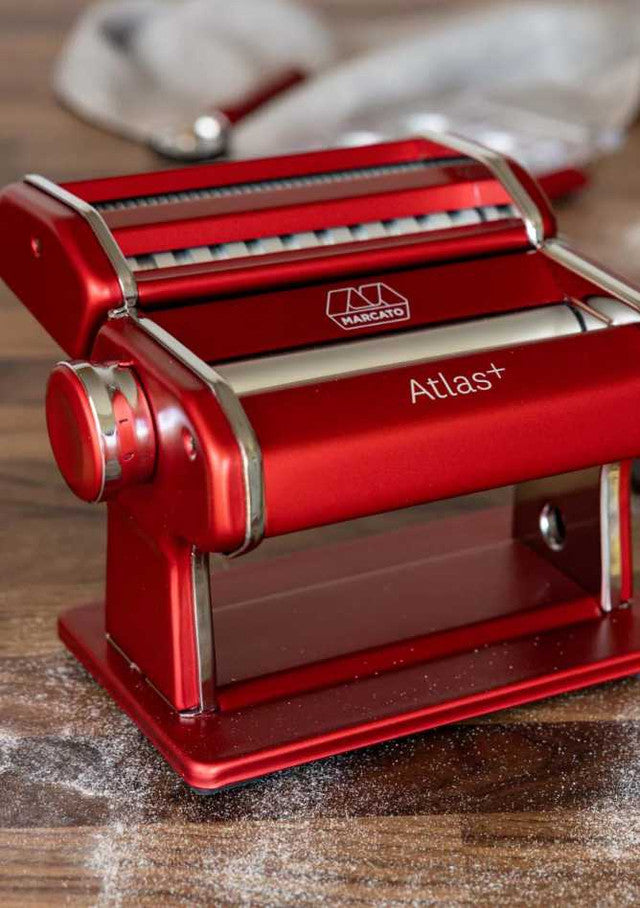 Marcato Atlas Plus Pasta Machine Premium - Red