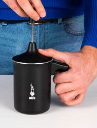 Bialetti Tuttocrema Cappuccino Milk Frother - Black - Aluminium 3 Cup Milk Frothers The Cooks Kitchen 