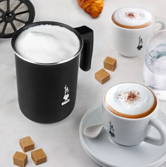 Bialetti Tuttocrema Cappuccino Milk Frother - Black - Aluminium 3 Cup Milk Frothers The Cooks Kitchen 