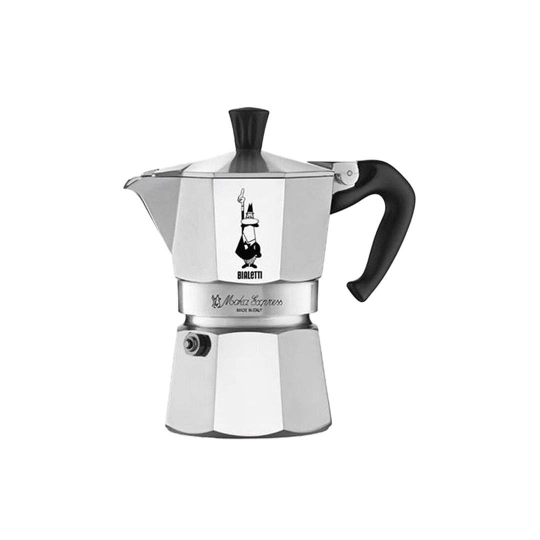 Bialetti Moka Express 3 Cup Espresso Pot | Stovetop Espresso Maker Stovetop Espresso Makers The Cooks Kitchen 