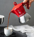Bialetti Exclusive Moka Induction 2 Cup 100ml - Red Stovetop Espresso Makers The Cooks Kitchen 