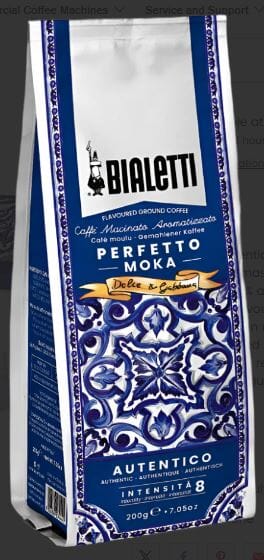 Bialetti Dolce&gabbana Gift Tin Plus Perfetto Moka Irresistible - Blue Coffee Storage The Cooks Kitchen 