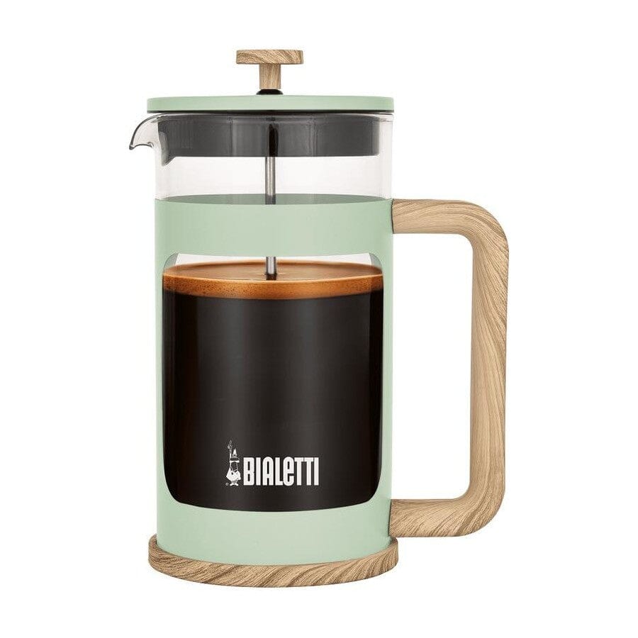 Bialetti Woody Coffee Press - Green 350ml Glass Coffee Plungers The Cooks Kitchen 