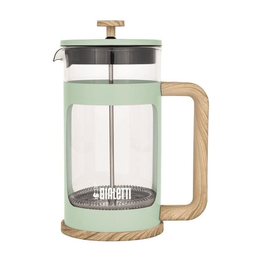 Bialetti Woody Coffee Press - Green 350ml Glass Coffee Plungers The Cooks Kitchen 