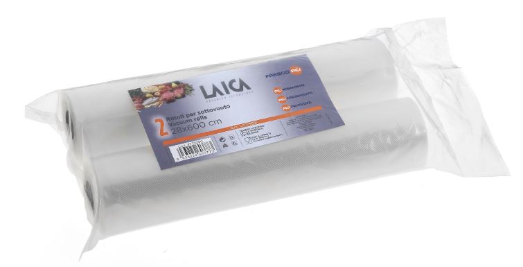 Laica Vacuum Bag Rolls X2 (28cmx6m)