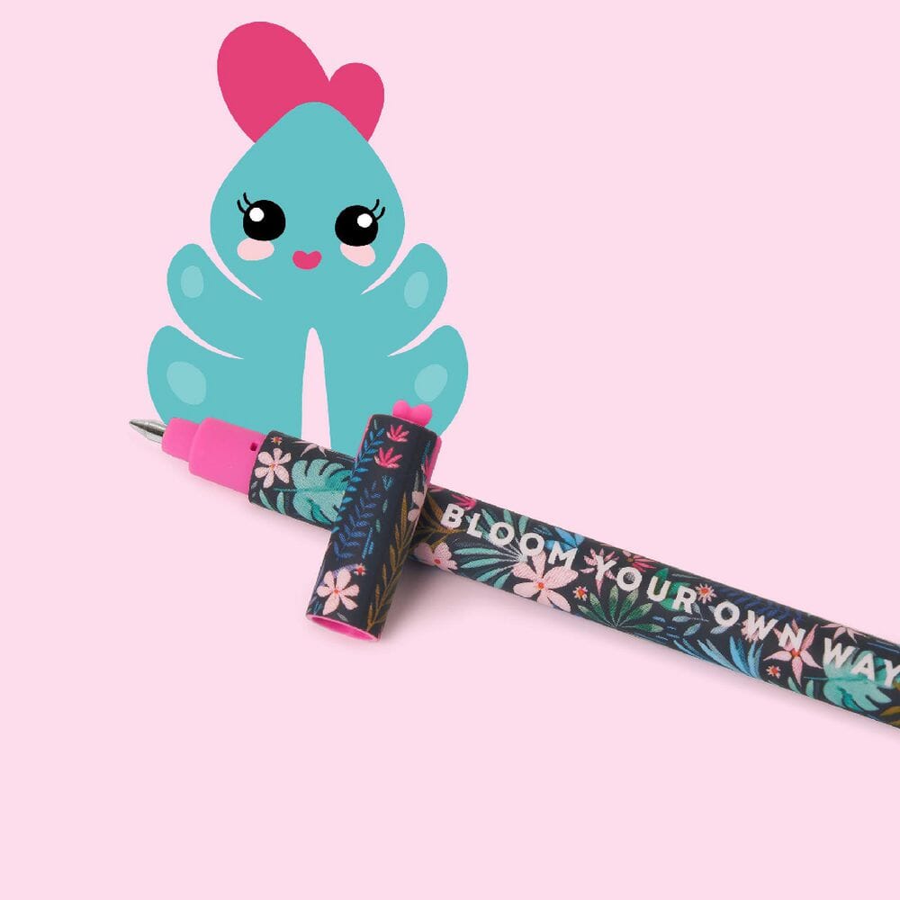 Erasble Pen - Flora - Turquoise Ink Novelty Gifts The Cooks Kitchen 