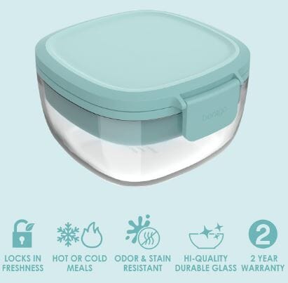 Bentgo Glass All-in-one Salad Container Lunch Boxes The Cooks Kitchen 