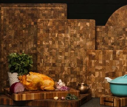 Teakhaus Teak End Grain Carving Board 61x45x3.8cm Chopping Boards & Surface Savers The Cooks Kitchen 
