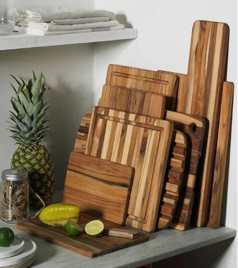 Teakhaus Essential Edge Grain Bread Board 41x28x1.4cm Chopping Boards & Surface Savers The Cooks Kitchen 