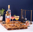 Teakhaus Herringbone Rectangle Cutting Board W/hand Grips + Juice Canal 51x41x3.8cm