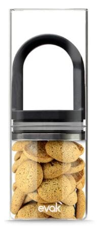 Prepara Evak Black Rubberised Classic Handle- Large- 1.36l Food Jars & Vacuum Jars The Cooks Kitchen 