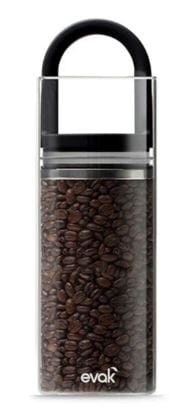 Prepara Evak Black Rubberised Classic Handle- Large- 1.36l Food Jars & Vacuum Jars The Cooks Kitchen 
