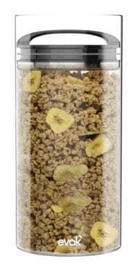 Prepara Evak Black Gloss Compact Handle - Xl- 2.2l Food Jars & Vacuum Jars The Cooks Kitchen 