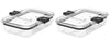 Prepara 3 Cup/700ml Tritan Food Storage Container Set Of 2 Clear