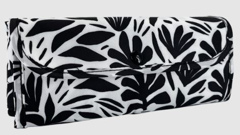 Sachi Insulated Market Tote - Monochrome Blooms